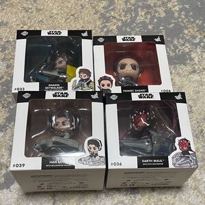 Star Wars cosbi hot Toy Set - Anakin, Fennec, Han, Darth